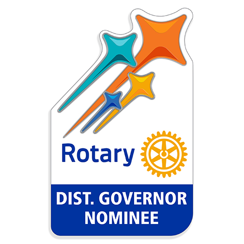 Rotary 2024-25 Theme Officer Pin - District Governor Nominee