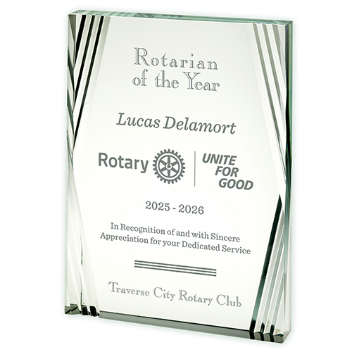 Rotary 2025-26 Message -  Constellation Diamond Cut Corner Award