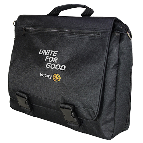 Rotary 2025 - 2026 Message Black Brief Bag