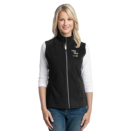 Rotary 2025-26 Message Ladies' Microfleece Vest