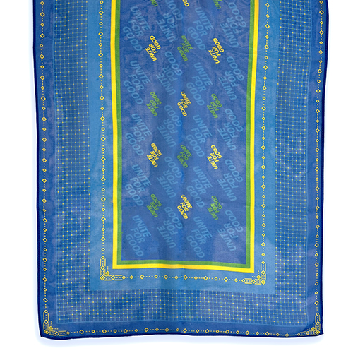 Rotary 2025-26 Message Silk Scarf