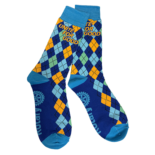 Rotary 2025--26 President's Message Socks