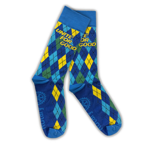 Rotary 2025--26 President's Message Socks