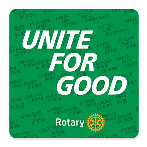 Rotary 2025-2026 Message-Roll of 100 Stickers