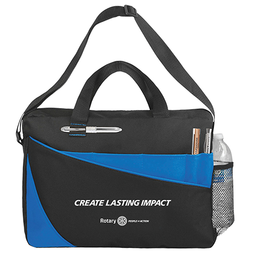 Rotary 2026- 2027 Message Black Brief Bag