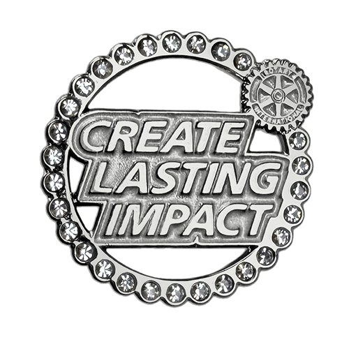 2026-27 Magnetic Lapel Pin with Rhinestones