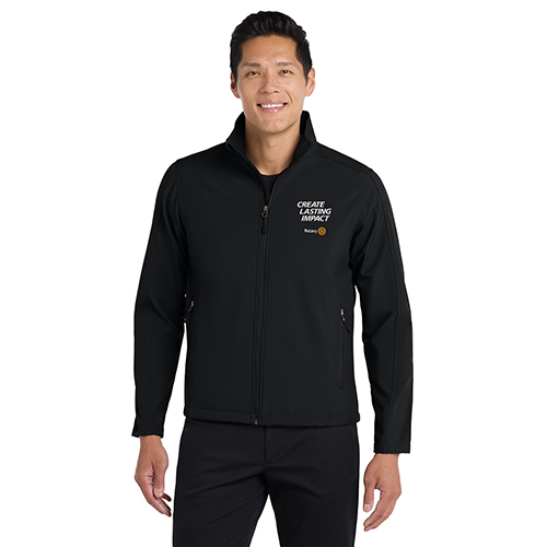 Rotary 2026-27 Message Men's Black Jacket