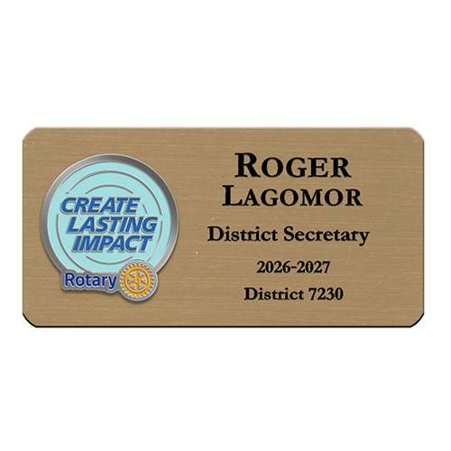 2026-27 Message-Mini Gold Plastic Engraved Badge-3