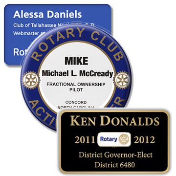 Rotary Badges