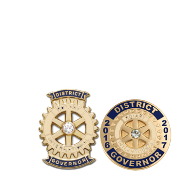 District Governor & PDG Pins -KG & GF