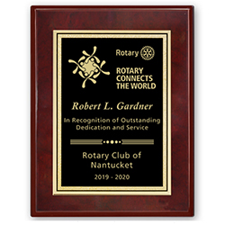 Rotary 2019-20 Theme Blank Plaque