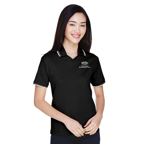 Devon & Jones Ladies Polo: Black
