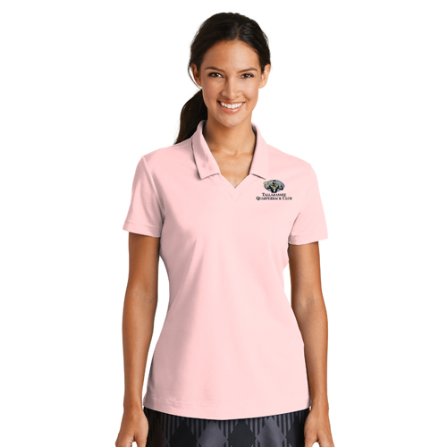 nike dri fit pink polo