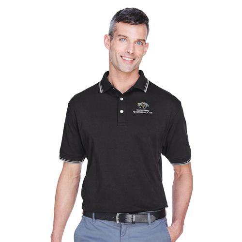 Devon & Jones Men's Polo: Black
