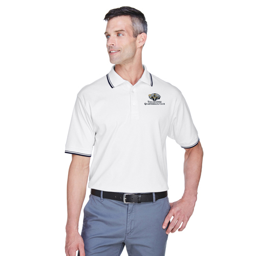 Devon & Jones Men's Polo: White