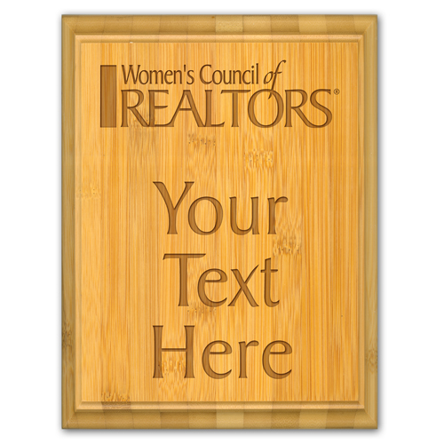 8 x 10 Bamboo Plaque