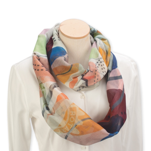 Rotary Viscose Flair Design - Infinity Scarf