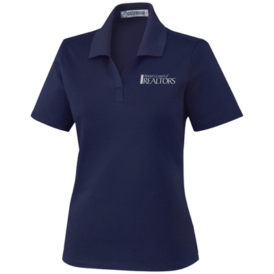 Ladies Navy Polo, Performance Blend