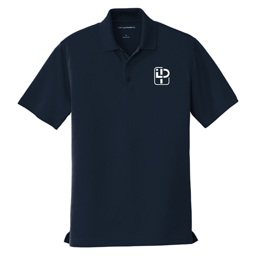 iParametrics Men's Navy Port Authority Short Sleeve Polo