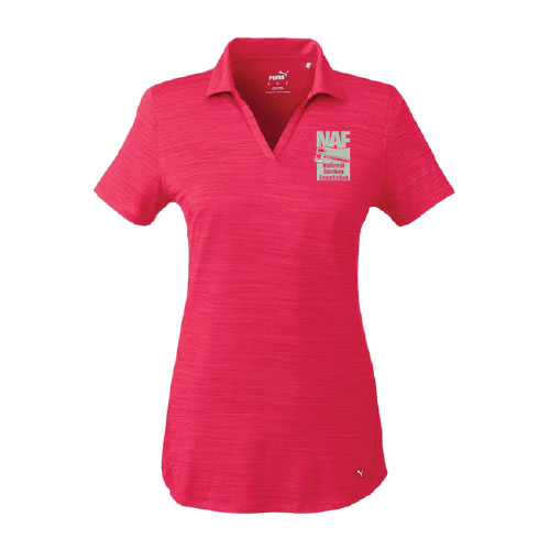 Rotary Puma Golf Ladies' Cloudspun V-neck Polo