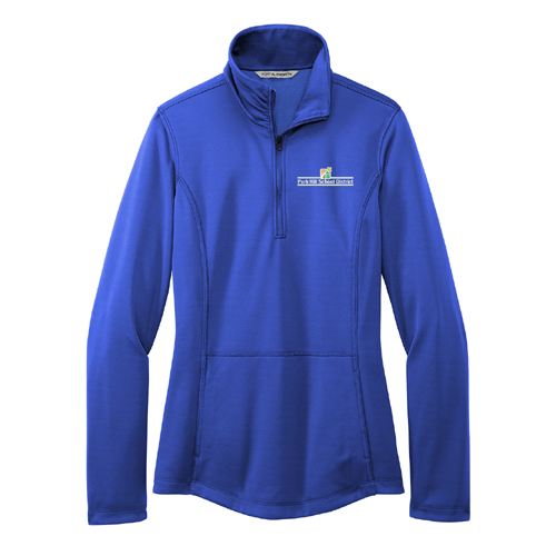 Rotary Ladies' PA Smooth Fleece 1/4 Zip - Royal Blue