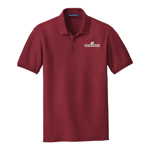 Mens PA Core Classic Pique Polo - Burgundy