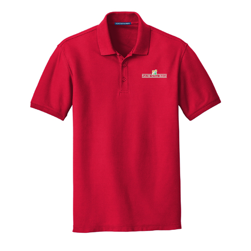 Mens PA Core Classic Pique Polo - Rich Red