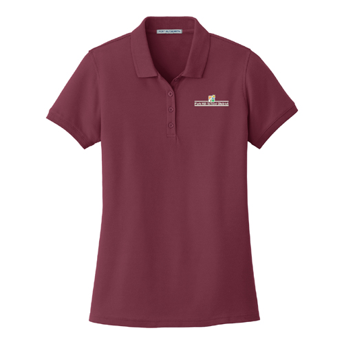 Rotary Ladies' PA Core Classix Pique Polo - Burgandy
