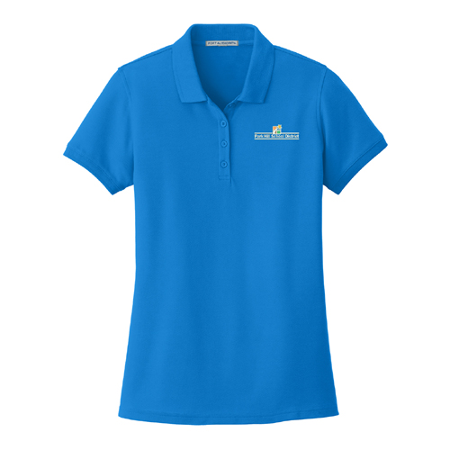 Rotary Ladies' PA Core Classix Pique Polo - Coastal Blue
