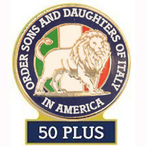 Rotary Order Sons and Daughters of Italy in America 50 PLUS Pin