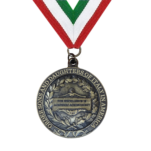 Order Sons and Daughters of Italy in America Dante Scholarship Medal