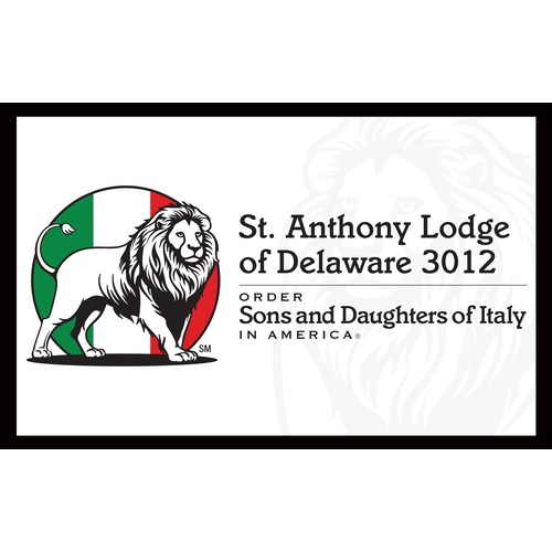 Order Sons and Daughters of Italy in America Grand Lodge Custom Satin Banner