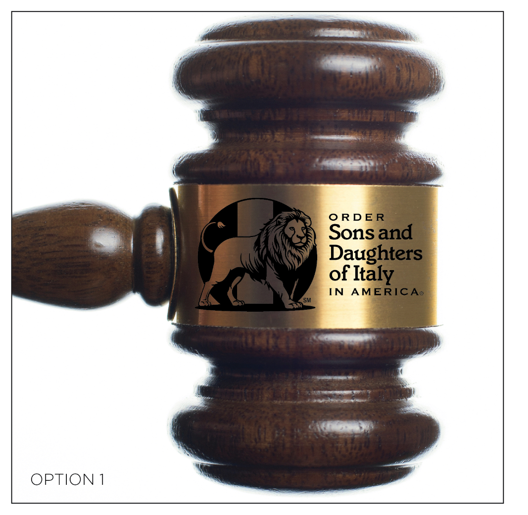 OSDIA Custom Gavel, 10-1/2