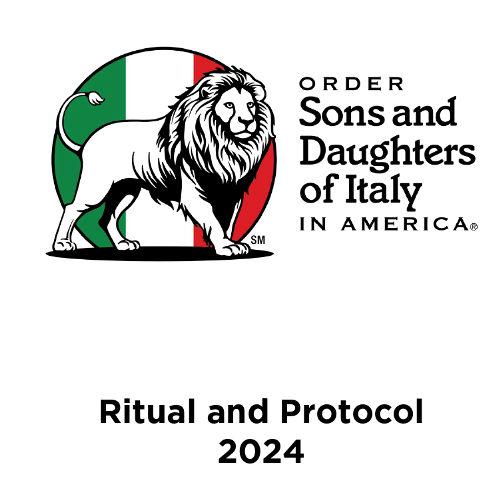 Rotary Order Sons and Daughters of Italy in America Ritual Book