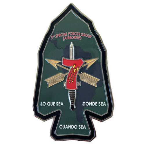 Special Forces Large Arrow Head Coin