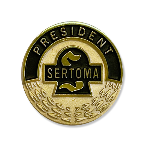 Sertoma Club President Lapel Pin