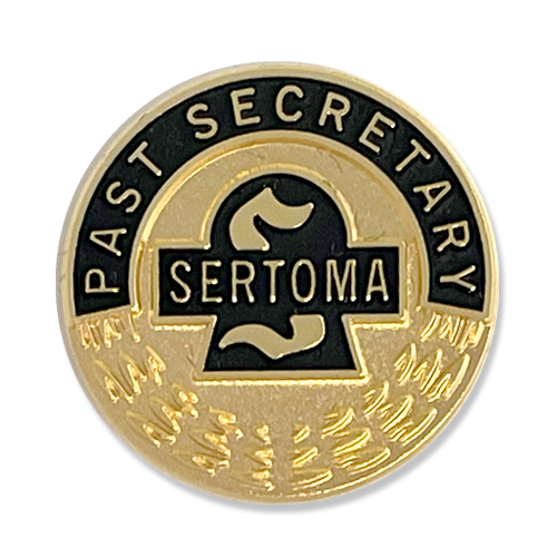Sertoma Past Secretary Lapel Pin
