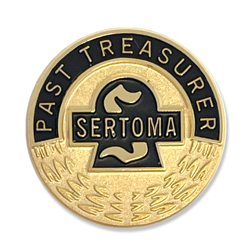 Sertoma Past Club Tresurer Lapel Pin