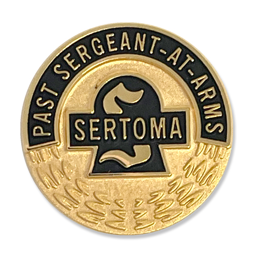 Sertoma Past Sergeant At Arm Lapel Pin