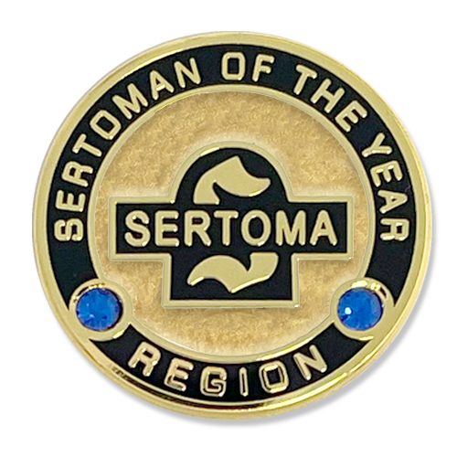 Sertoma  Region Sertoman of the Year Lapel Pin