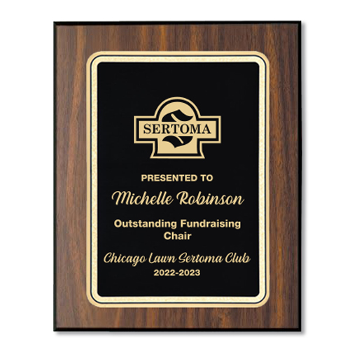 Classic Black Plaque