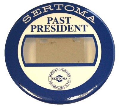 Rotary Sertoma Past President Window Badge