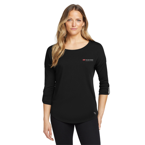 Rotary Ogio Ladies 3/4 Sleeve Scoop Neck