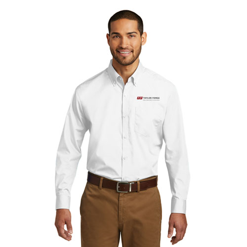 Men's Long Sleeve White Shirt