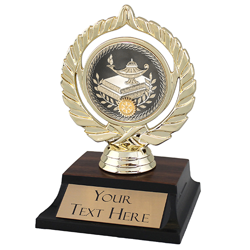 Rotary Custom Youth Lamp of Knowledge 4-1/2