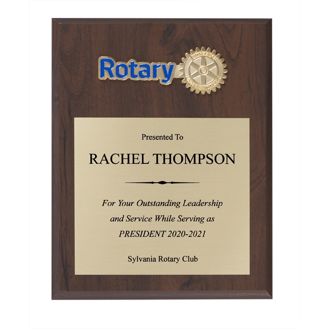 Rotary Award Plaques