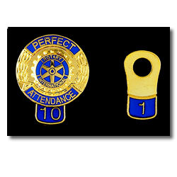 Rotary Year Tab for Lapel Pin
