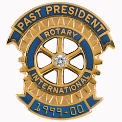 Rotary Past President Pin - 1999-00 - Bar Style