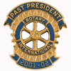Rotary Past President Pin - 10K Gold