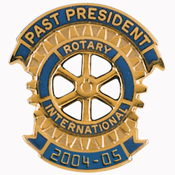 Rotary Past President Pin - 2004-05 10K